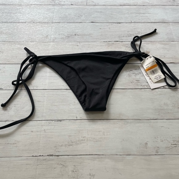 Joues de Sable Womens Alea Bikini Side Tie Swim Bottom Separates black sexy S - Picture 4 of 9